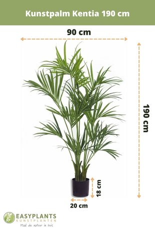 Planta Artificial Palmera 190cm