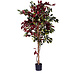 Greenmoods Kunstplant Ficus groen/rood 180 cm brandvertragend Greenmoods Kunstplant Ficus groen/rood 180 cm brandvertragend