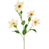 Greenmoods Clématite artificielle Real Touch Rose/crème 88 cm Greenmoods Clématite artificielle Real Touch Rose/crème 88 cm