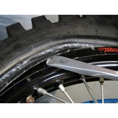 Motion Pro 08-0288 Leva Combinata 27mm Per Moto - Attrezzo Multiuso In Alluminio 7075 T6 Con Cucchiara Per Pneumatici E Chiavi Esagonali (22,24,27,32mm)