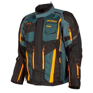 KLIM Badlands Pro Jacket - Petrol - Strike Orange