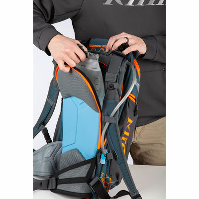 KLIM Arsenal 30 Backpack - Petrol - Strike Orange