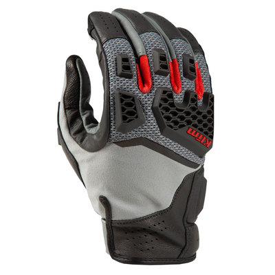 KLIM Baja S4 Handschoen - Monument Gray - Redrock