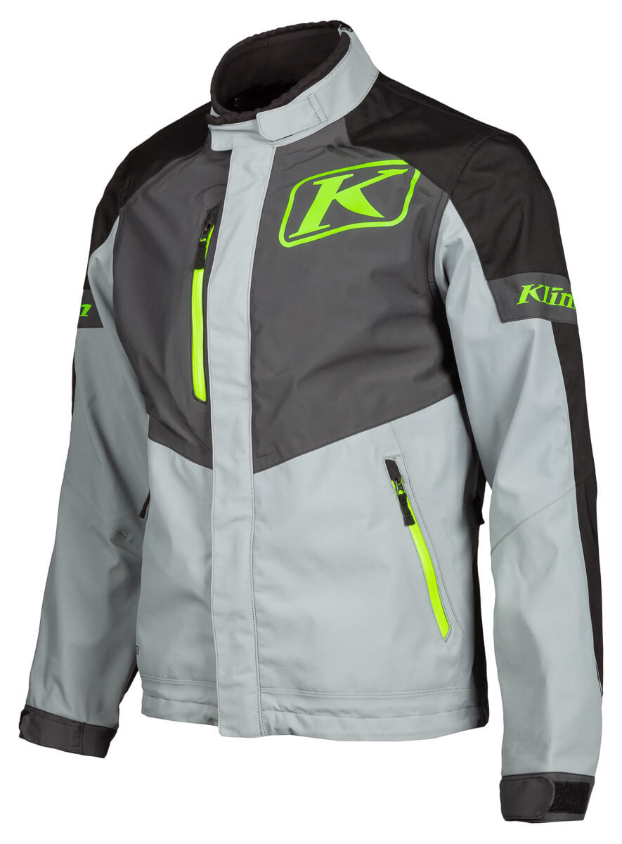 Traverse Motorcycle Jacket Gray-Electrik Gecko - Main Image
