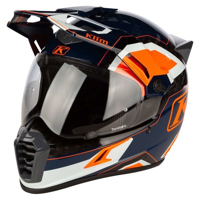 KLIM Krios Pro  Adventure Motorcycle Helmet - Rally Striking Orange