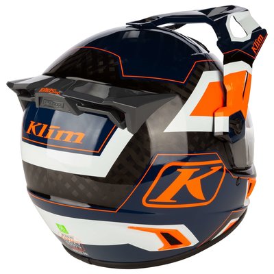 KLIM Krios Pro  Adventure Motorcycle Helmet - Rally Striking Orange
