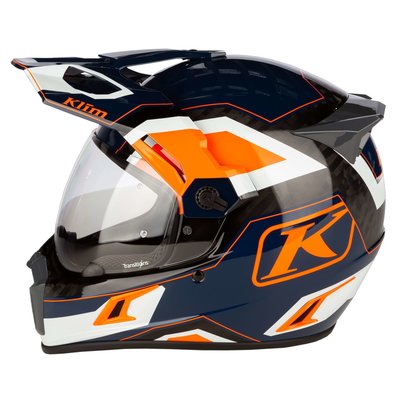 KLIM Krios Pro  Adventure Motorcycle Helmet - Rally Striking Orange