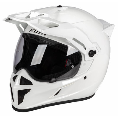 KLIM Krios Karbon Adventure helmet - Gloss White