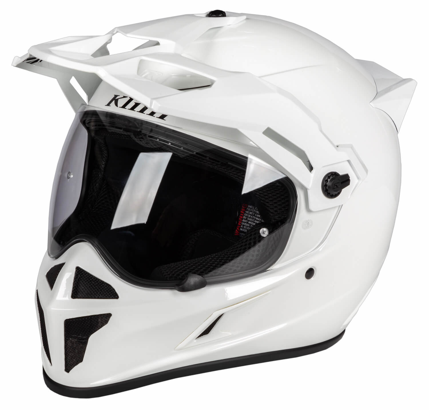 Krios Karbon Adventure helmet Gloss White