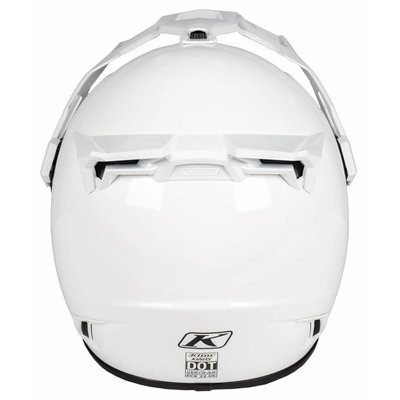 KLIM Krios Karbon Adventure Motorhelm - Gloss White