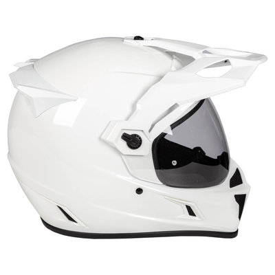 KLIM Krios Karbon Adventure helmet - Gloss White