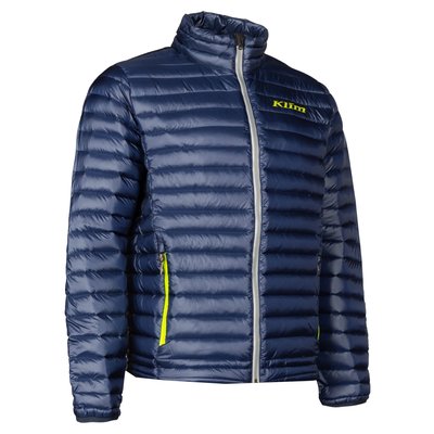 KLIM Maverick Down Jacket - Navy Blue High-Vis