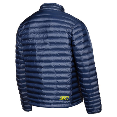 KLIM Maverick Down Jacket - Navy Blue High-Vis