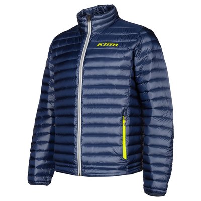 KLIM Maverick Down Jacket - Navy Blue High-Vis