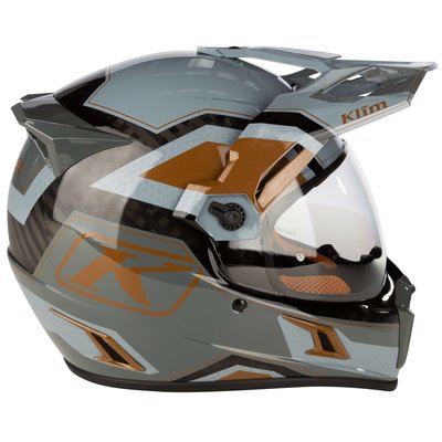 KLIM Krios Pro  Adventure Motorhelm - Rally Metallic Bronze