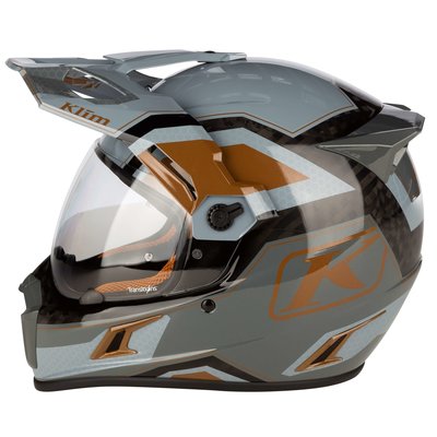 KLIM Krios Pro  Adventure Motorhelm - Rally Metallic Bronze