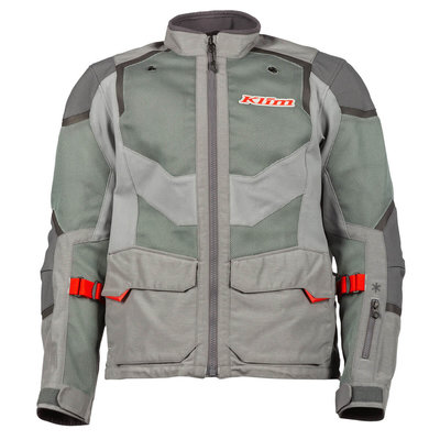 KLIM Baja S4 Motorjas - Cool Gray - Red Rock