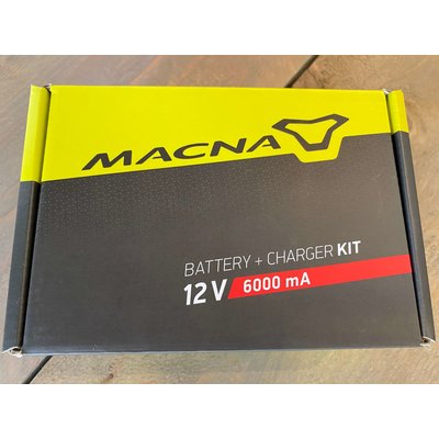 Macna Battery + Charger Kit 12V 6000 mA