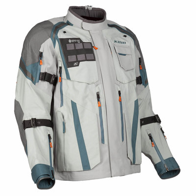 KLIM Badlands Pro A3 Motorjas - Monument Gray -Petrol