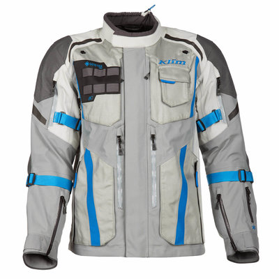 KLIM Badlands Pro Motorcycle Jacket - Cool Gray - Electric Lemonade