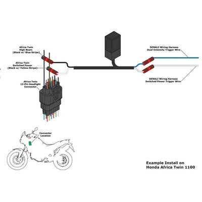 Denali Trigger Wizard - Universal High Beam Trigger for Ground Switched LED Headlights