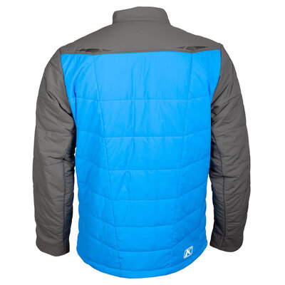 KLIM Override Jacket - Asphalt - Electric Blue Lemonade