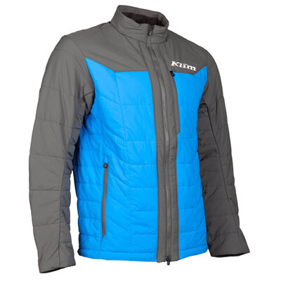 KLIM Override Jacket - Asphalt - Electric Blue Lemonade