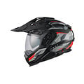 Nexx X.WED3 TRAILMANIA GREY.RED MT Motorhelm