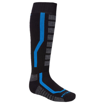 KLIM Aggressor Sock 2.0 - Black - Electric Blue Lemonade