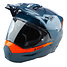 KLIM X1 Alpha Motorcycle Helmet - Gloss Concept Petrol - Strike Orange
