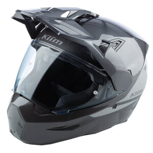 KLIM X1 Alpha Motorcycle Helmet - Gloss Metallic Asphalt - Monument