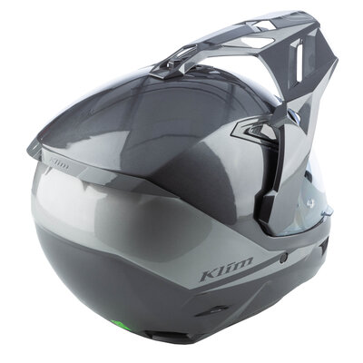 KLIM X1 Alpha Motorcycle Helmet - Gloss Metallic Asphalt - Monument