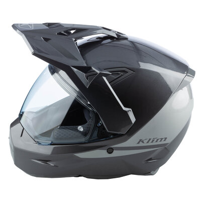 KLIM X1 Alpha Motorcycle Helmet - Gloss Metallic Asphalt - Monument