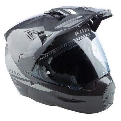 KLIM X1 Alpha Motorcycle Helmet - Gloss Metallic Asphalt - Monument