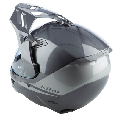 KLIM X1 Alpha Motorcycle Helmet - Gloss Metallic Asphalt - Monument