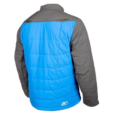 KLIM Override Jacket Asphalt - Electric Blue Lemonade