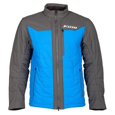 KLIM Override Jacket Asphalt - Electric Blue Lemonade