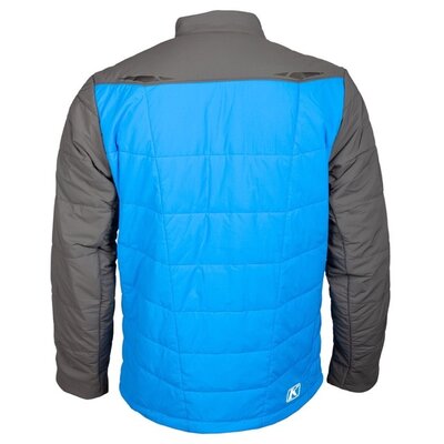 KLIM Override Jacket Asphalt - Electric Blue Lemonade