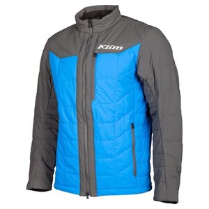 KLIM Override Jacket Asphalt - Electric Blue Lemonade