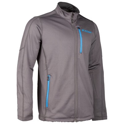 KLIM Inferno Jacket Asphalt - Electric Blue Lemonade