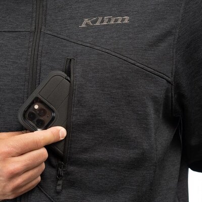 KLIM Echo Wool Fleece Jacket Black