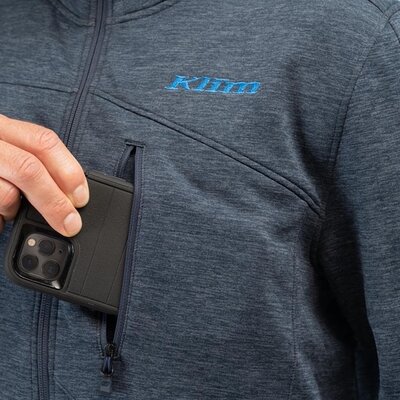 KLIM Echo Wool Fleece Jacket Dress Blues