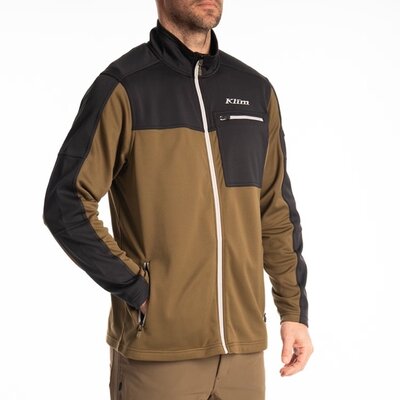 KLIM Glacier Jacket Dark Olive - Black