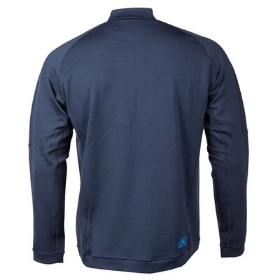 KLIM Teton Merino Wool 1/4 Zip Navy Blue