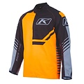 KLIM Revolt 1/4 Zip Pullover Black - Strike Orange