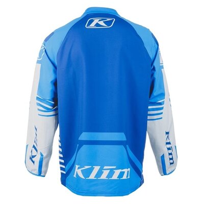 KLIM Revolt 1/4 Zip Pullover Electric Blue Lemonade - Nightfall Blue