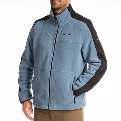 KLIM Teton Crest Fleece Jacket Blue Fusion - Black