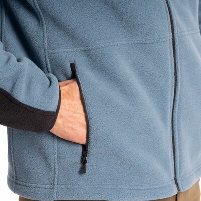KLIM Teton Crest Fleece Jacket Blue Fusion - Black