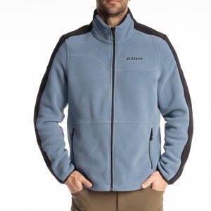 KLIM Teton Crest Fleece Jacket Blue Fusion - Black
