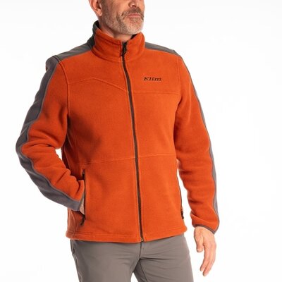 KLIM Teton Crest Fleece Jacket Picante - Asphalt